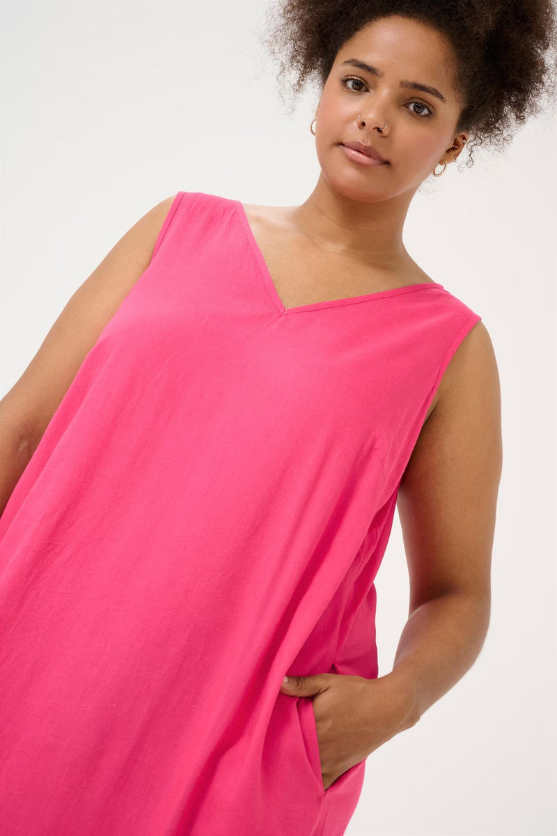 KCmille Sleeveless Dress Rasberry