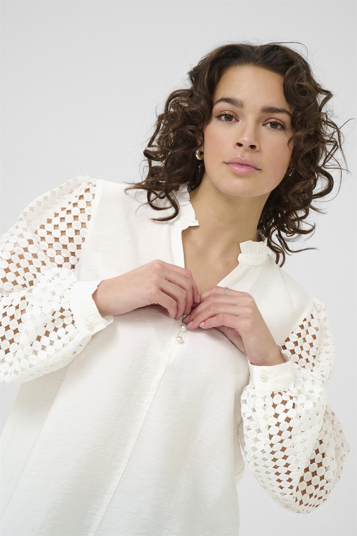 KAtulle Blouse Chalk