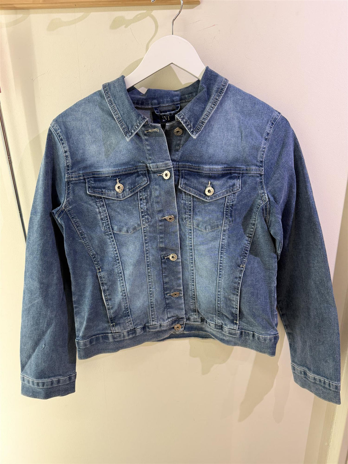 Basic Denim Jacket Light Blue Used