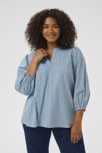 KCloulou Blouse 3/4 SL Windward Blue