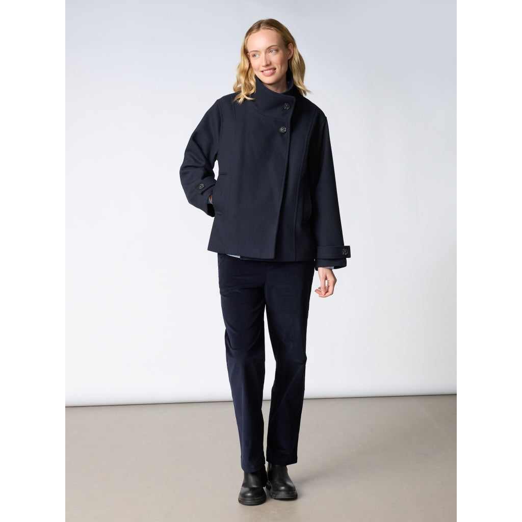 Jakke Sitta Solid Navy