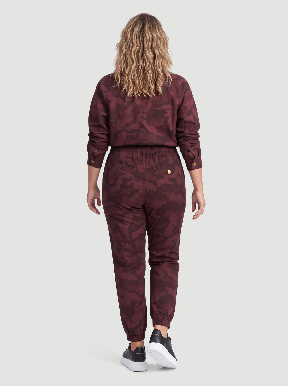 Cleo Pants Berry Red Mix