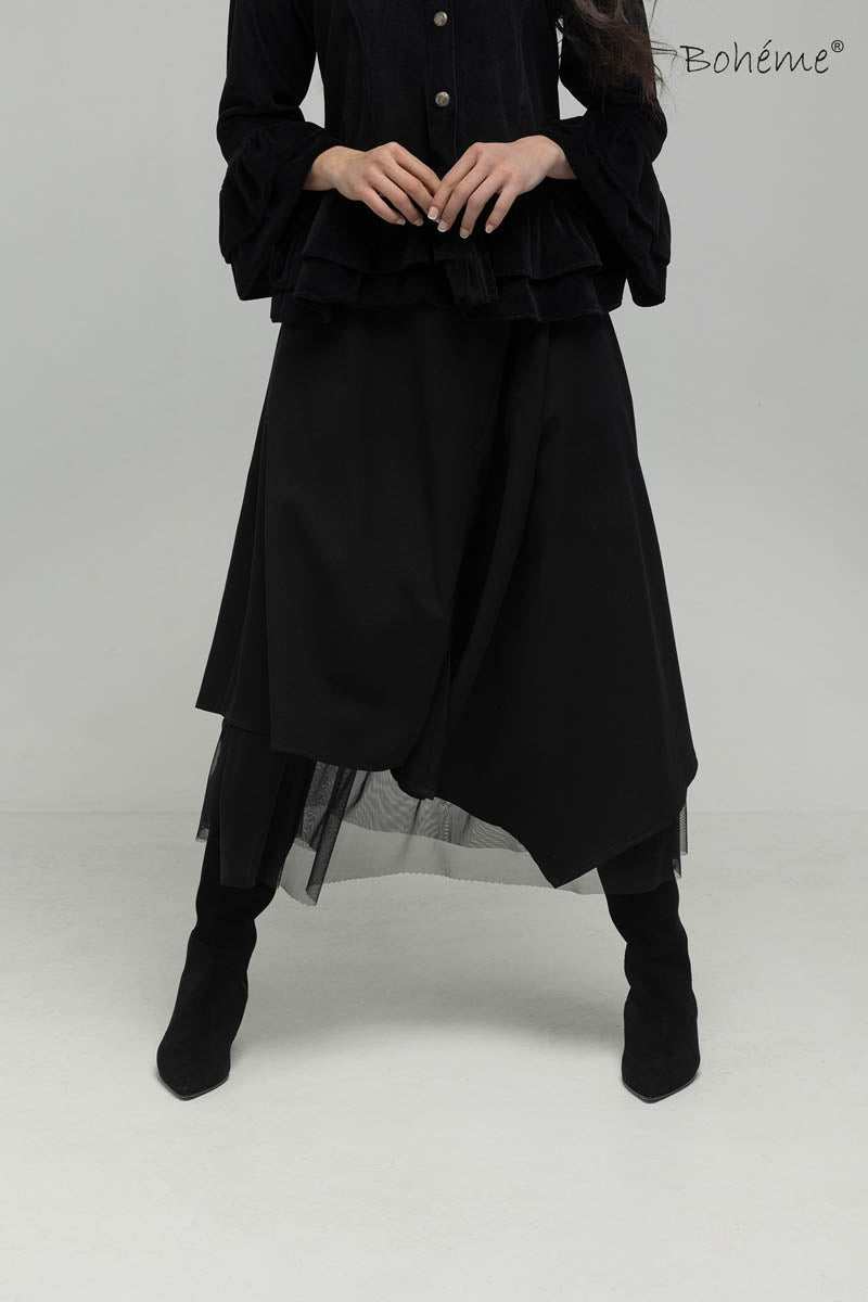 Skjørt m Chiffon