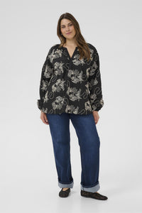 KCkimmie Blouse Black Chalk Embr