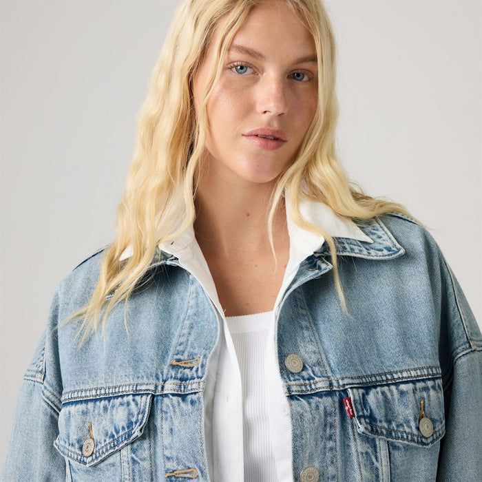 Levis  LOOSE CROP TRUCKER JACKET