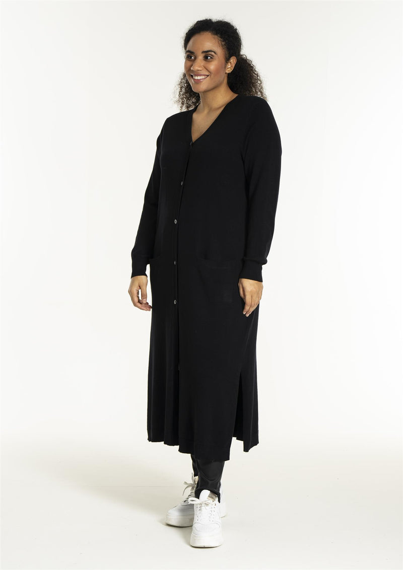 Helsinki Cardigan, FOOTLONG Black