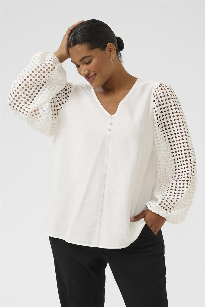 KCtulla Blouse Chalk