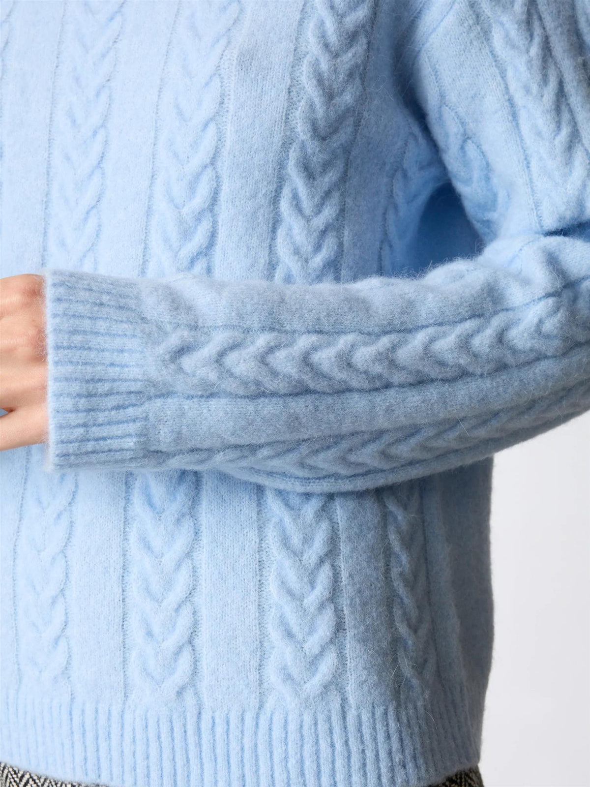 Genser Jasmine Knit - Lys Blå