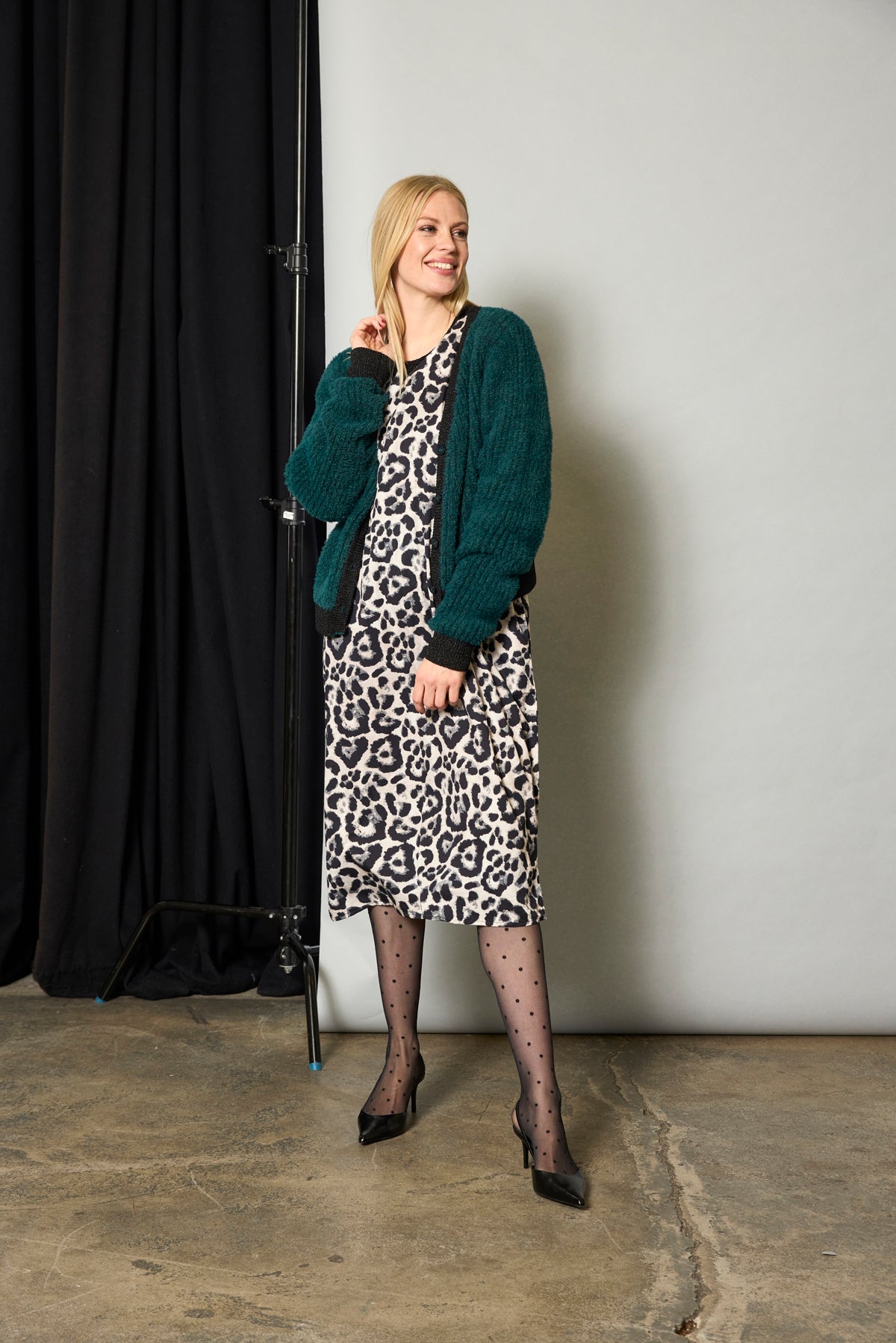 Cardigan Brit Sort
