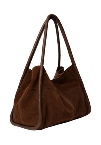 Veske Meno Suede Woodsmoke