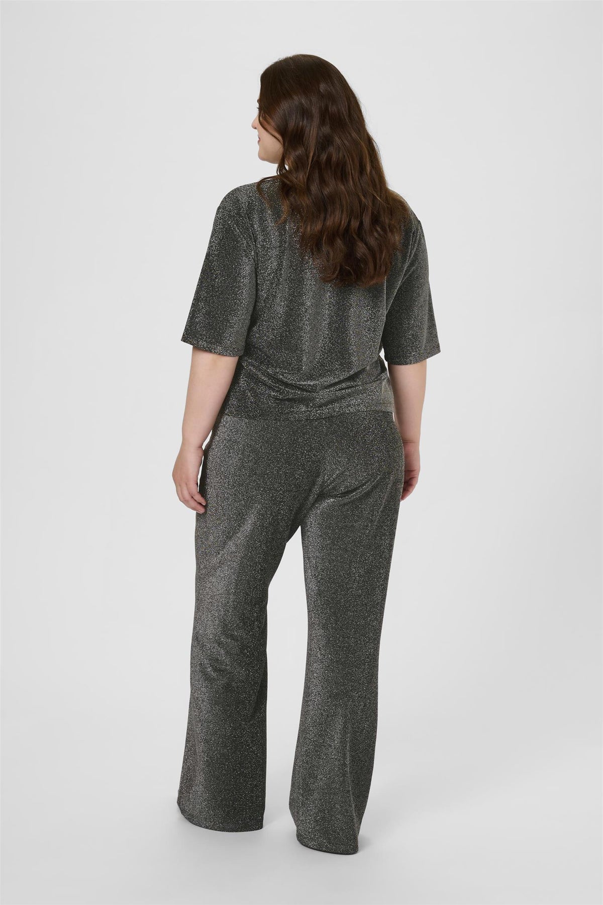 KCriana V-Neck T-Shirt Grey Melange