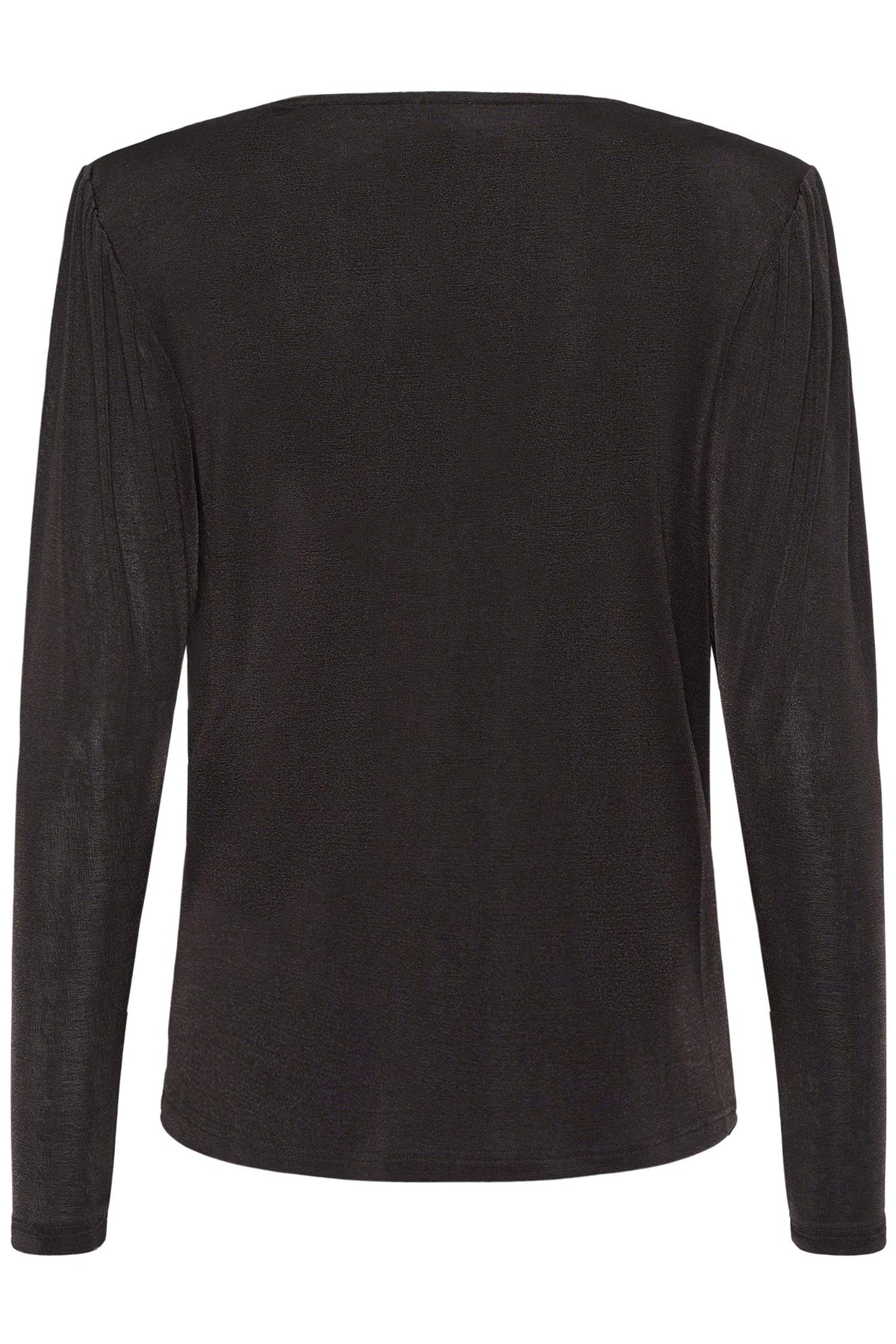 KAgina Jersey Blouse Black Coffee