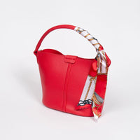 Ibelin liten bucketbag - Rød
