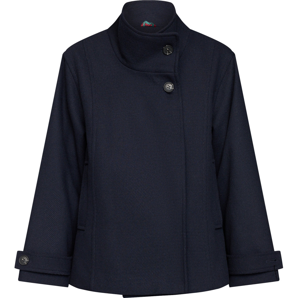 Jakke Sitta Solid Navy