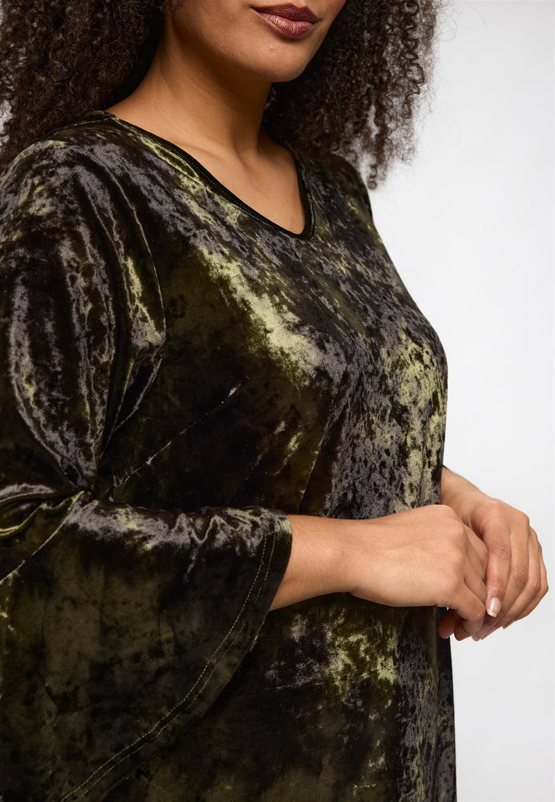 SHelda Dress Green Velvet