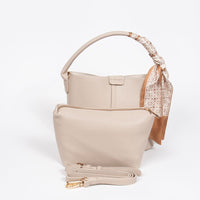 Ibelin liten bucketbag - Beige