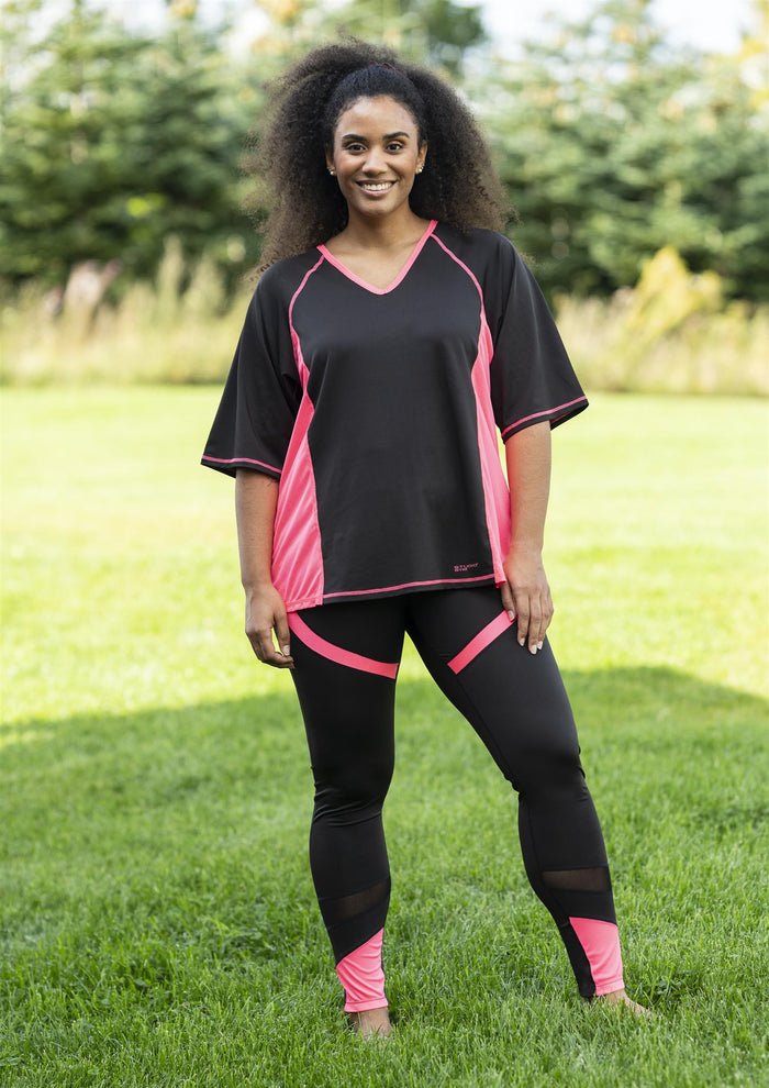 SFitness T-shirt Black/Pink
