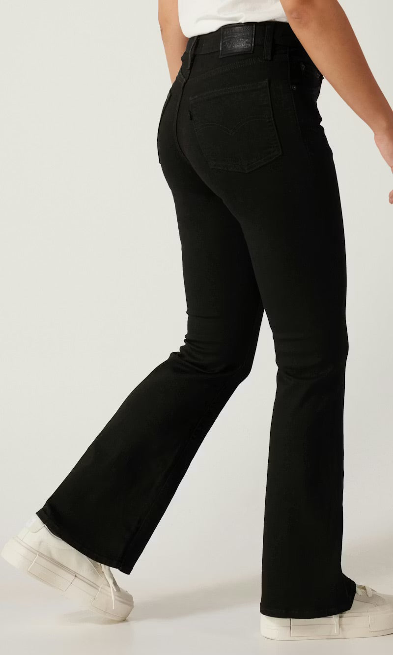 Levis 726 High Rise Flare Midnight Gaze (Sort)
