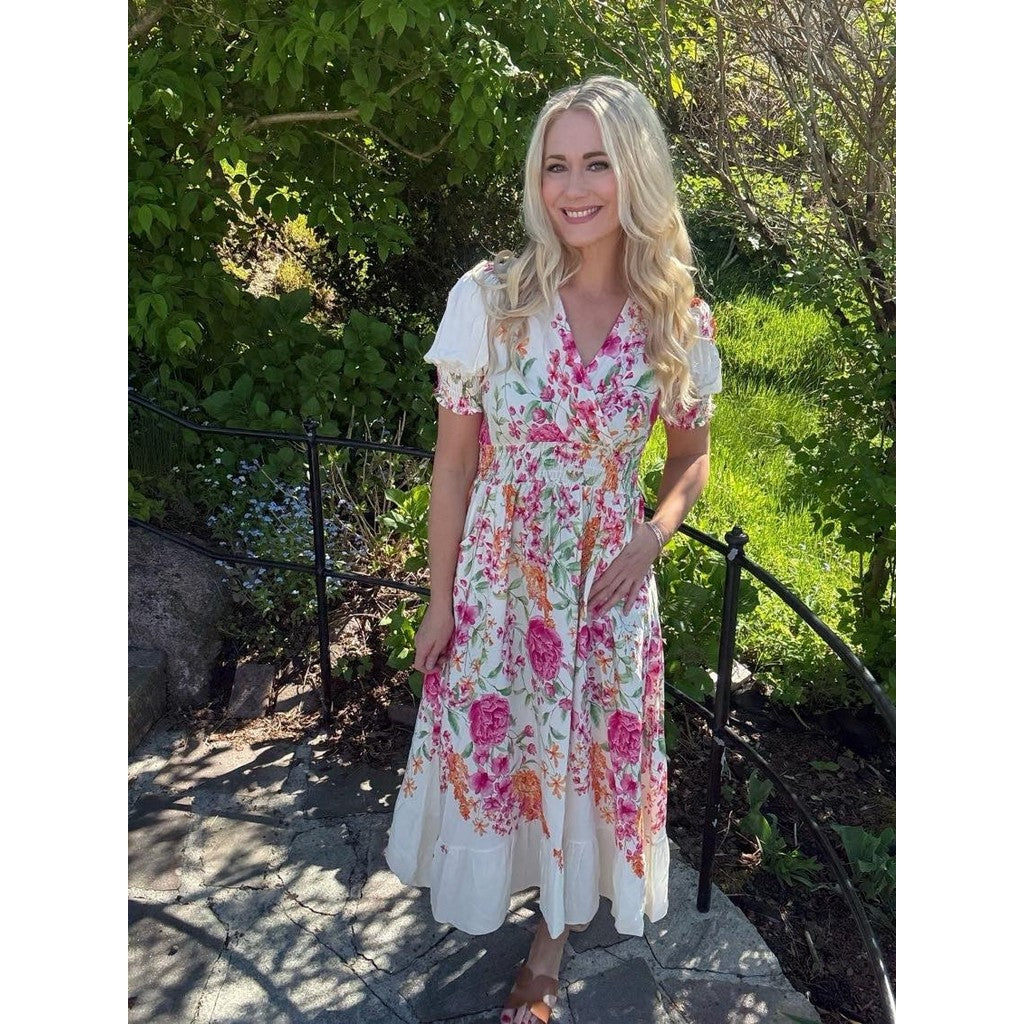BELLA LONG DRESS Pink