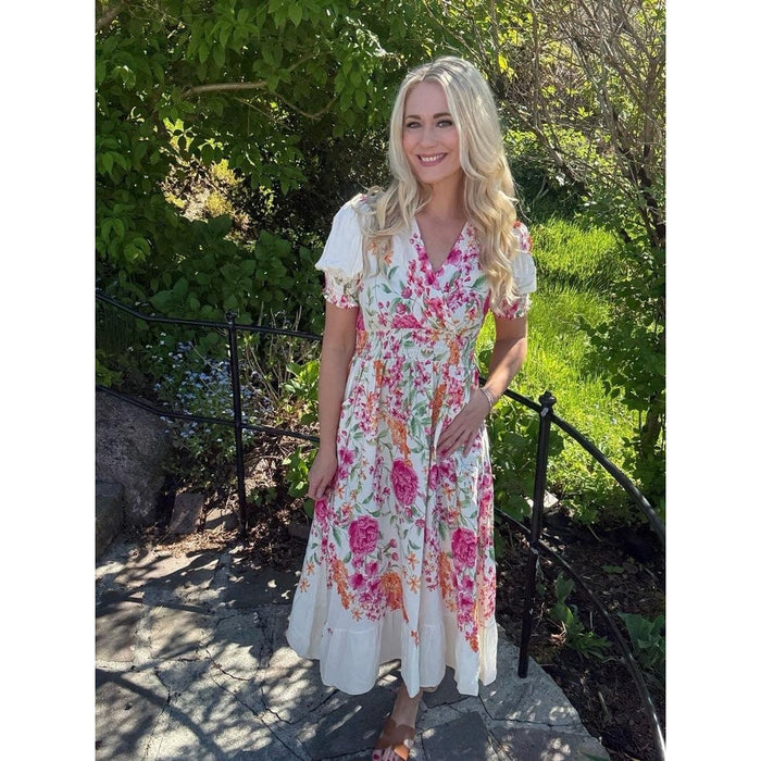 BELLA LONG DRESS Pink