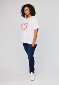 SBella T-Shirt with print Red