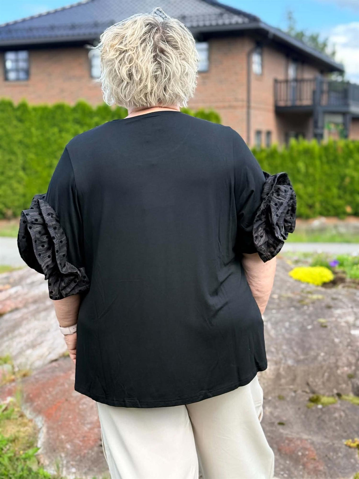 SBeka Blouse Black Dots