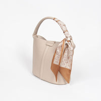 Ibelin liten bucketbag - Beige