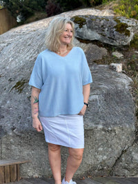 Genser Mona Lys blå