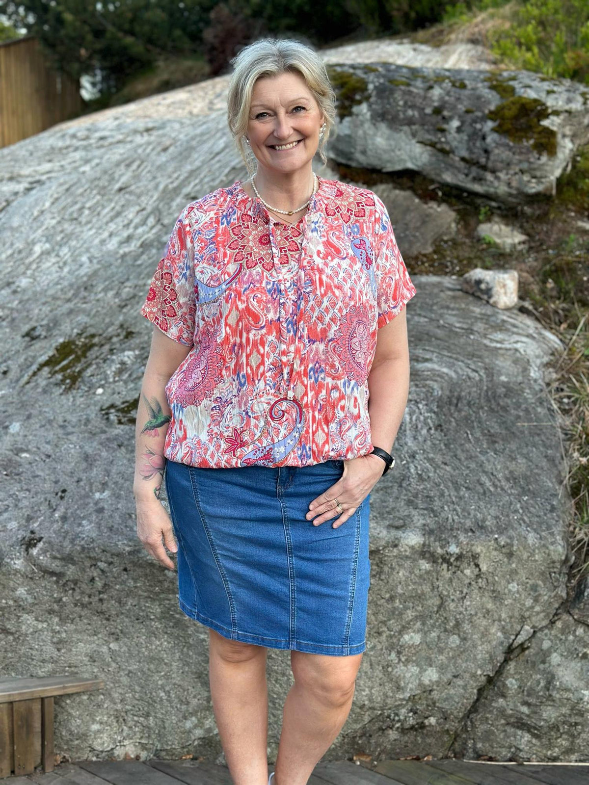 Bluse Lyne Coral