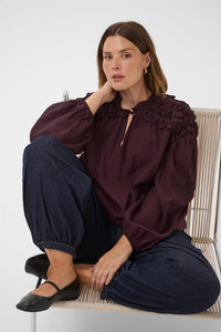 KCnicola Blouse - Fudge