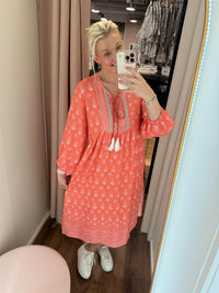 BRITNEY DRESS Coral