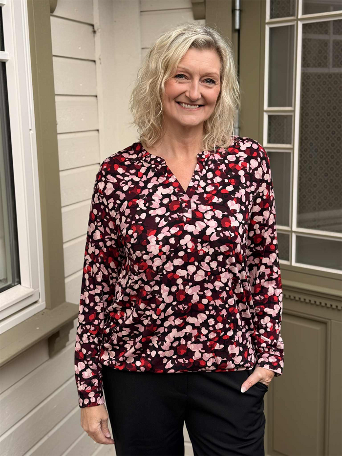 Bluse Brook Burgundy