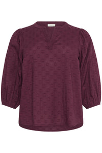 KCloulou Blouse 3/4 SL Windsor Wine