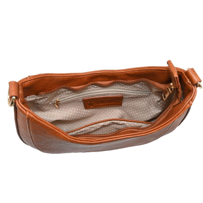 Veske Gina Crossbag Cognac