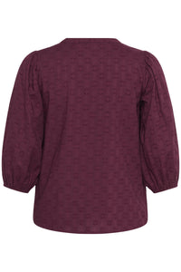 KCloulou Blouse 3/4 SL Windsor Wine