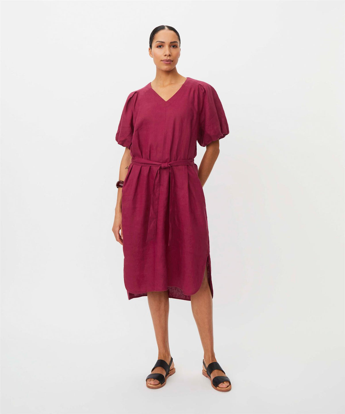 Kjole MaNalirae Beet Red