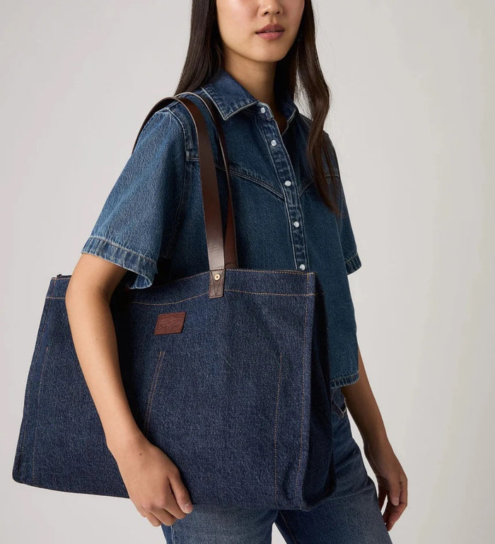 Levis Veske Heritage All day Tote Ocean Indigo Wash