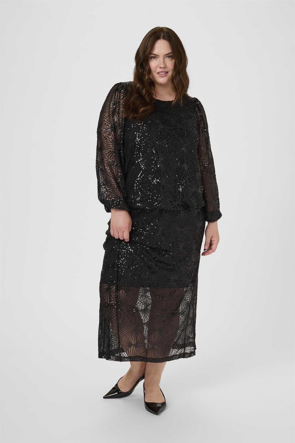 KCminna Blouse Black Deep