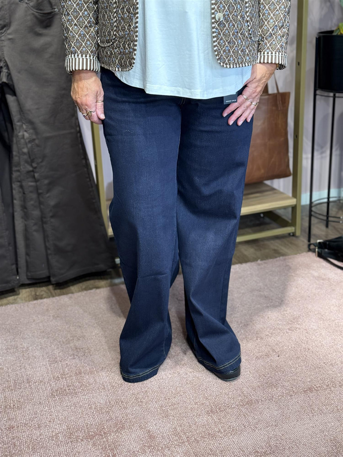 Vega Flare Jeans Dark Blue