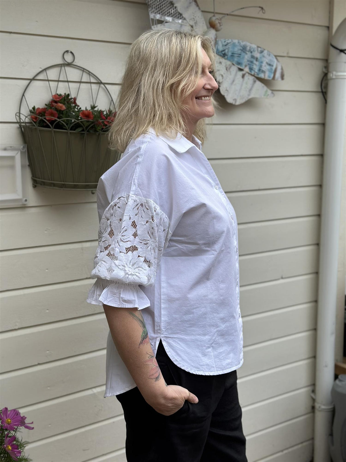 Skjorte Jolly May Lace