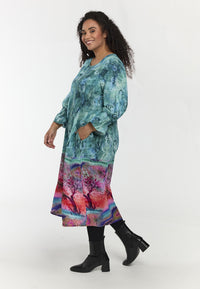 SBodil Dress Blue/Pink