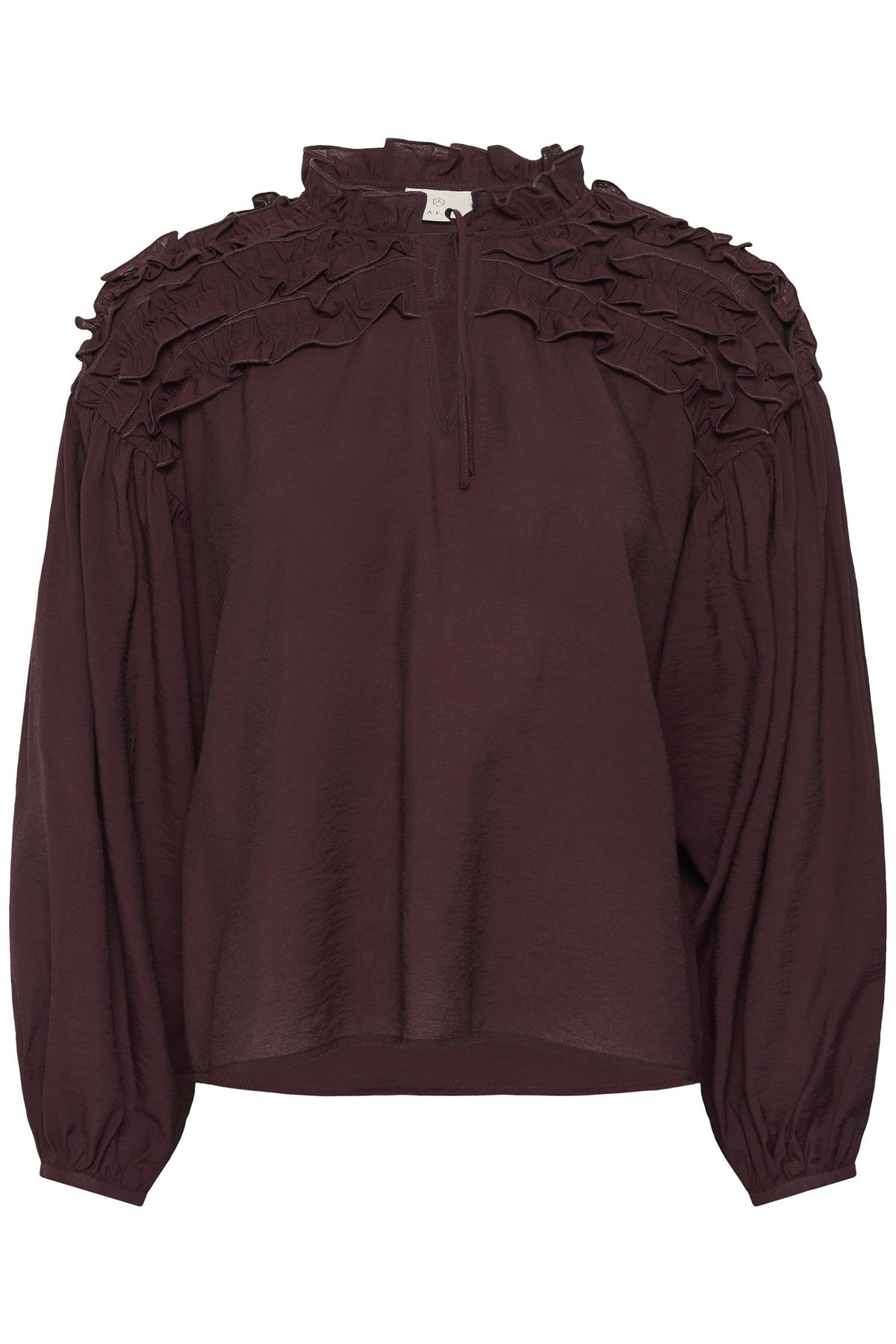 KAnicole Blouse - Fudge