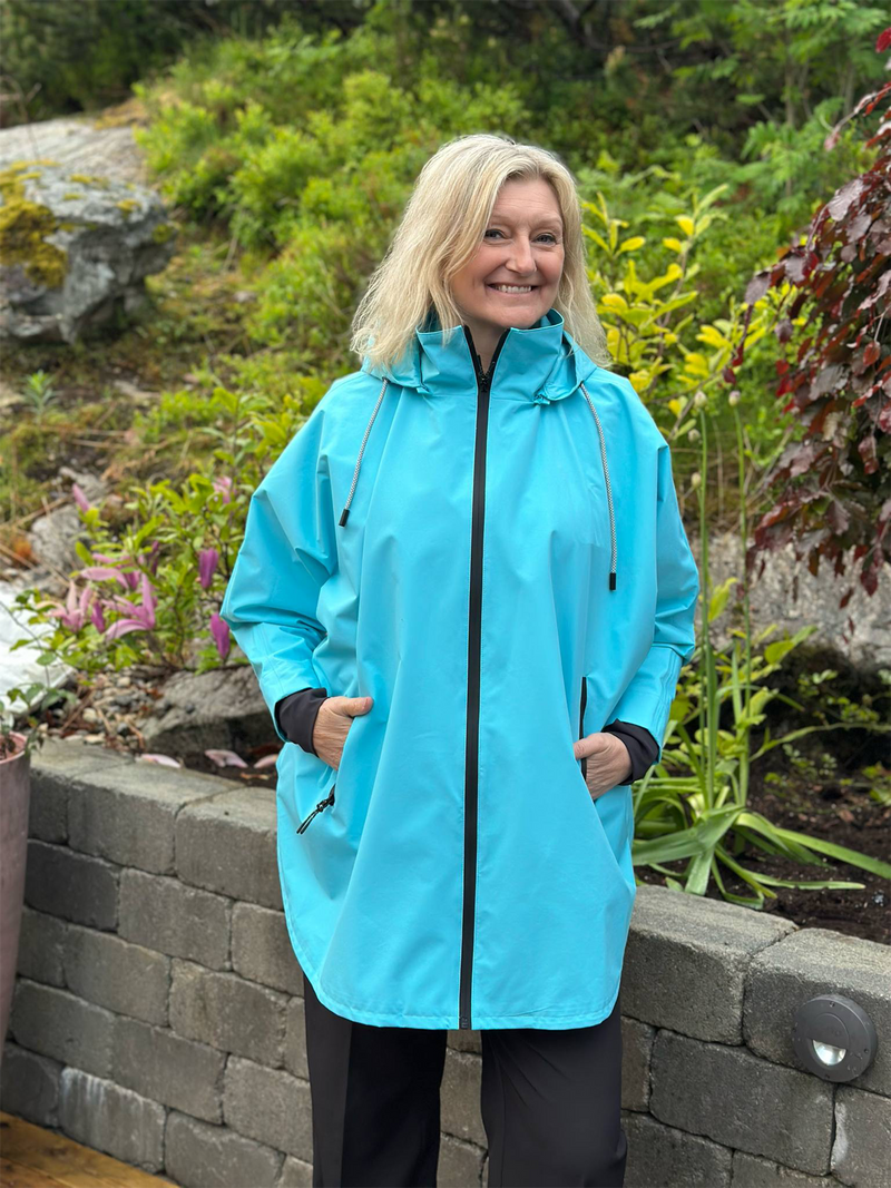 Regnjakke Pacific Blue
