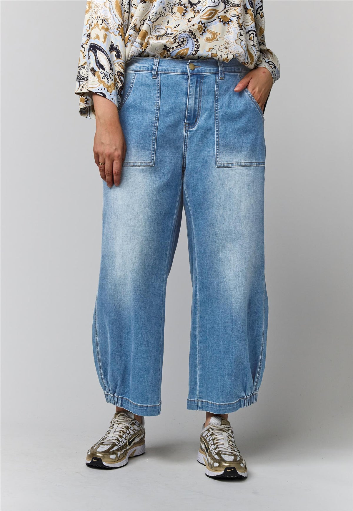 Clara Baggy Pant Light Denim