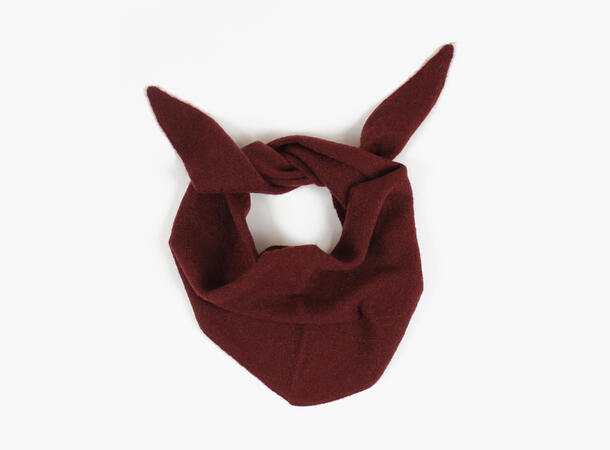 Nohr Triangle Mohair Skjerf Burgundy