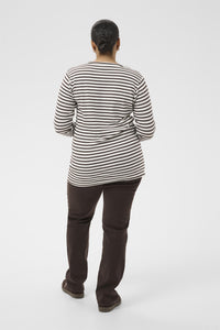 KClia T-Shirt Chalk / Brown - Blue Heart