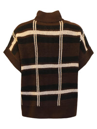 Vest Ruter Brun