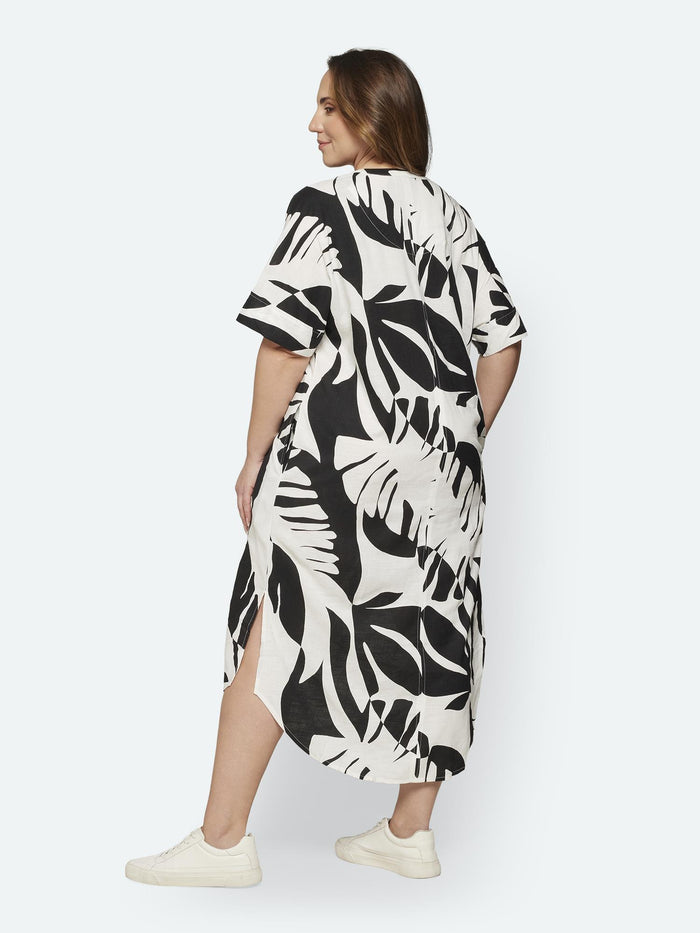 Kjole Monstera Sort