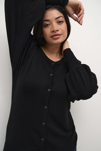 KClizzy Knit Cardigan Black Deep