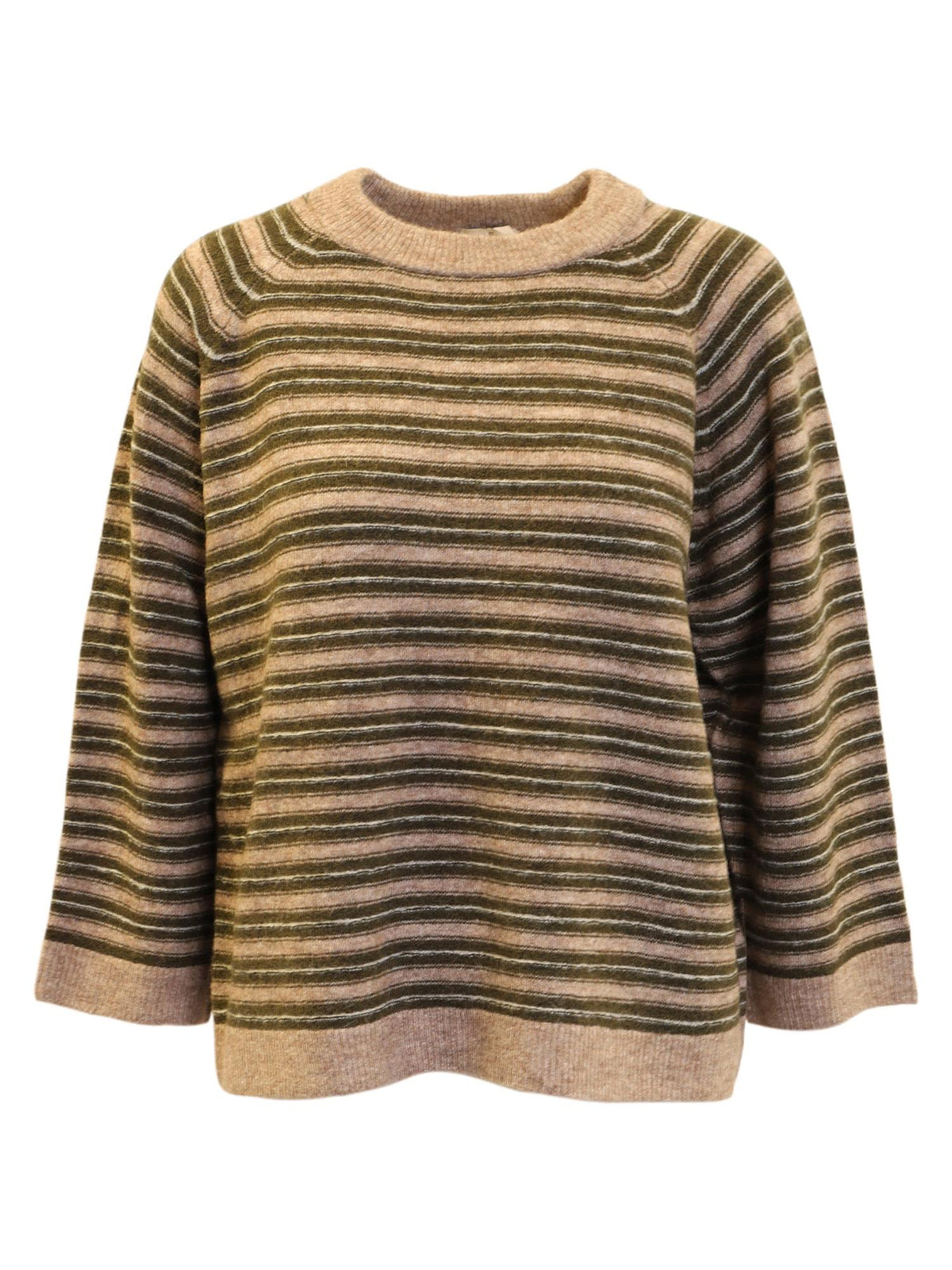 Genser Stripe Green
